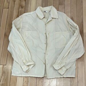 Uniqlo button Off-White Lightweight Shirt